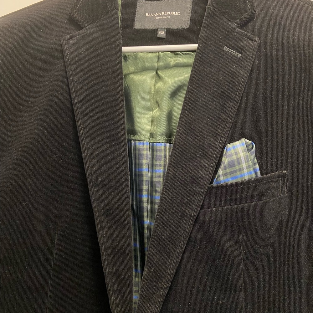 Banana Republic Corduroy blazer (black)